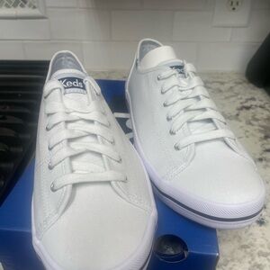 Keds White Canvas Sneakers New